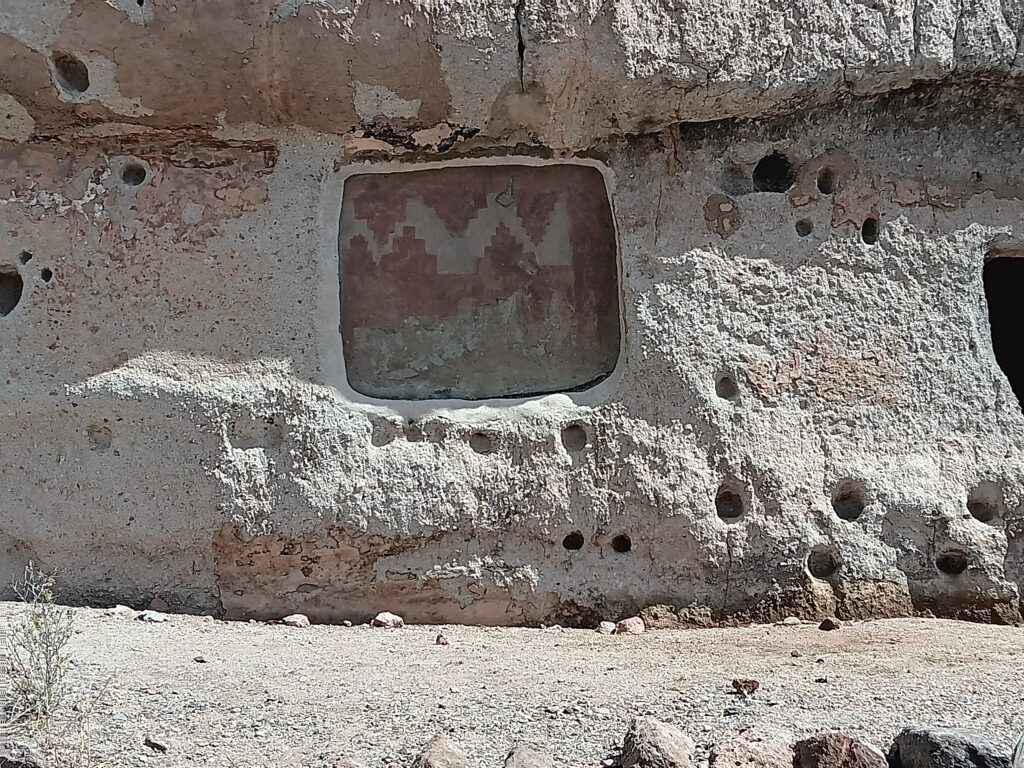 Pictograph at Bandelier National Monument