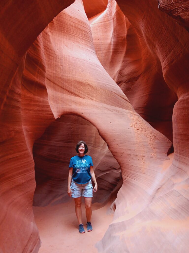 Karen at Antelope Canyon