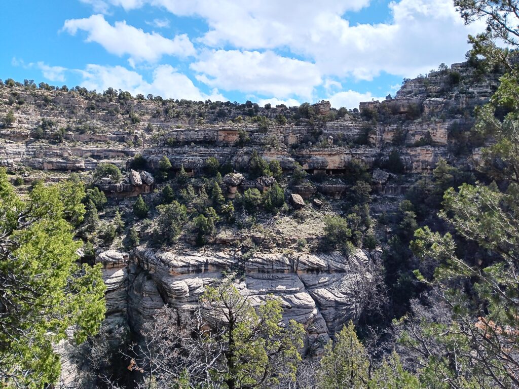 Cliffs at Walnut Canyon National Monument