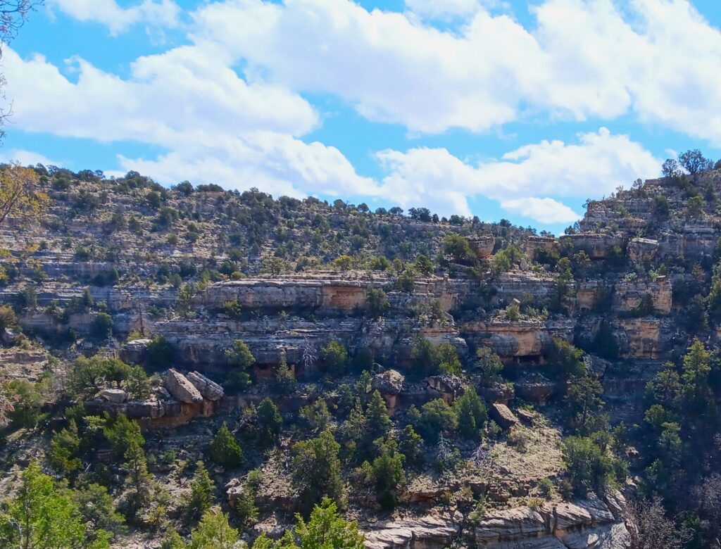 Cliffs at Walnut Canyon National Monument