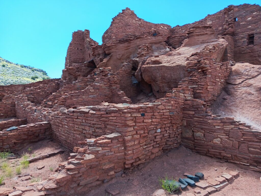 Remains of village at Wupatki National Monument