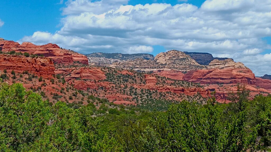 View of Red Rocks in Sedona