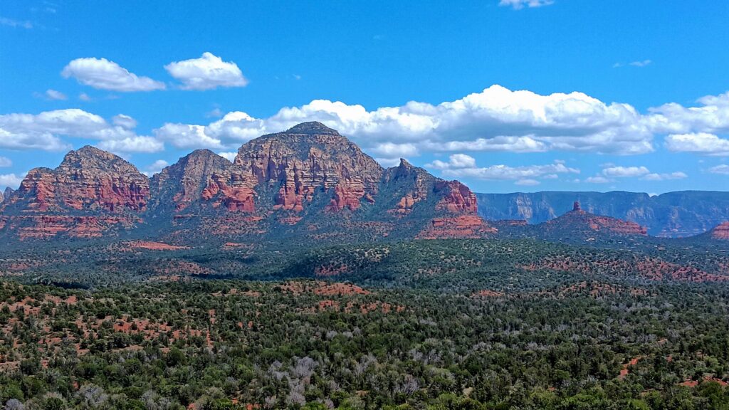 View of Red Rocks in Sedona