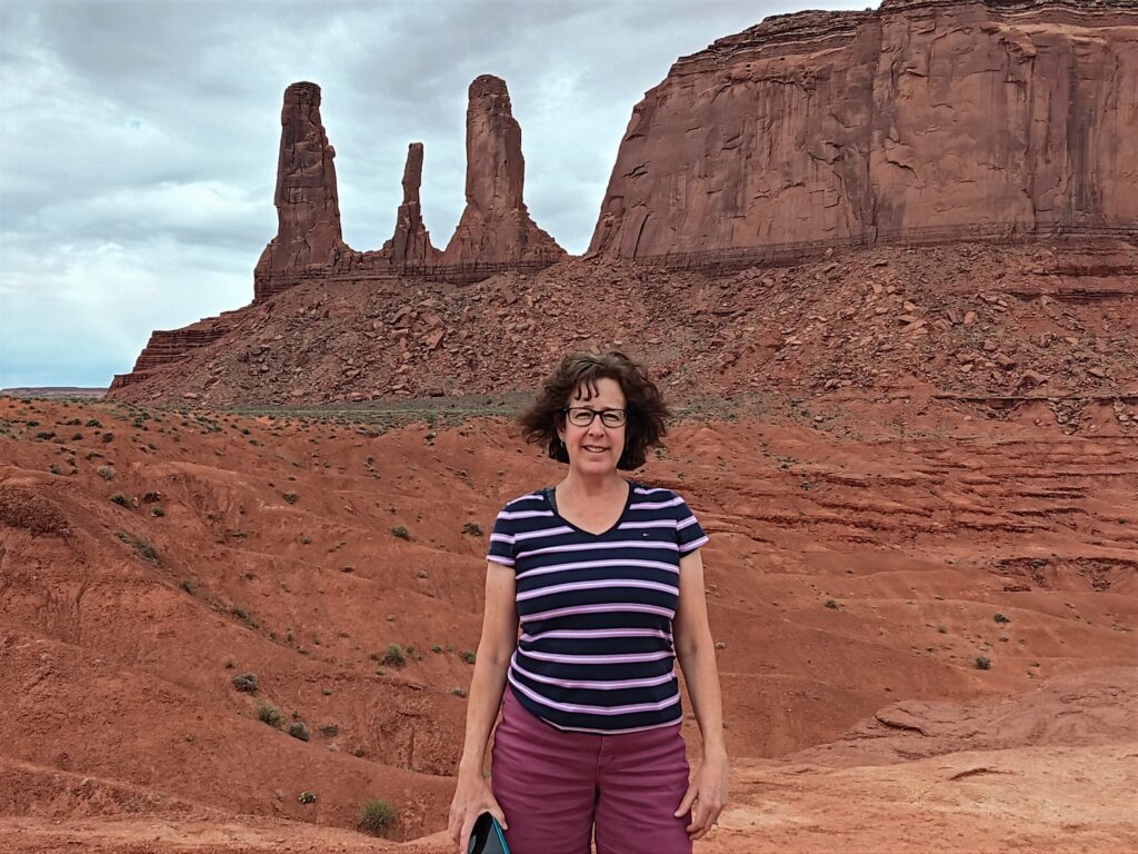 Karen at Monument Valley