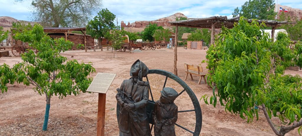 Statue at Bluff Fort Historic Site