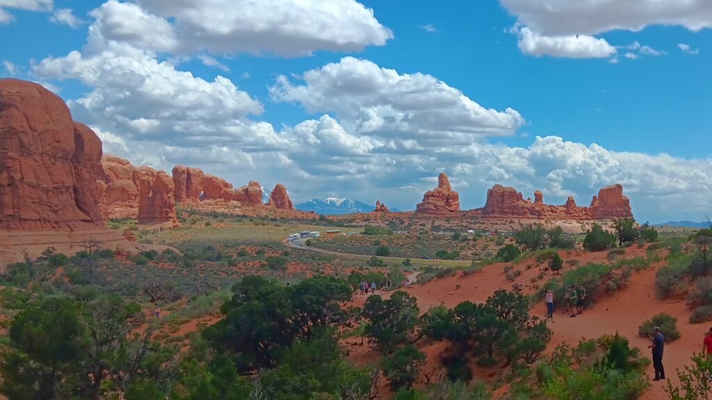 View at Arches National Park