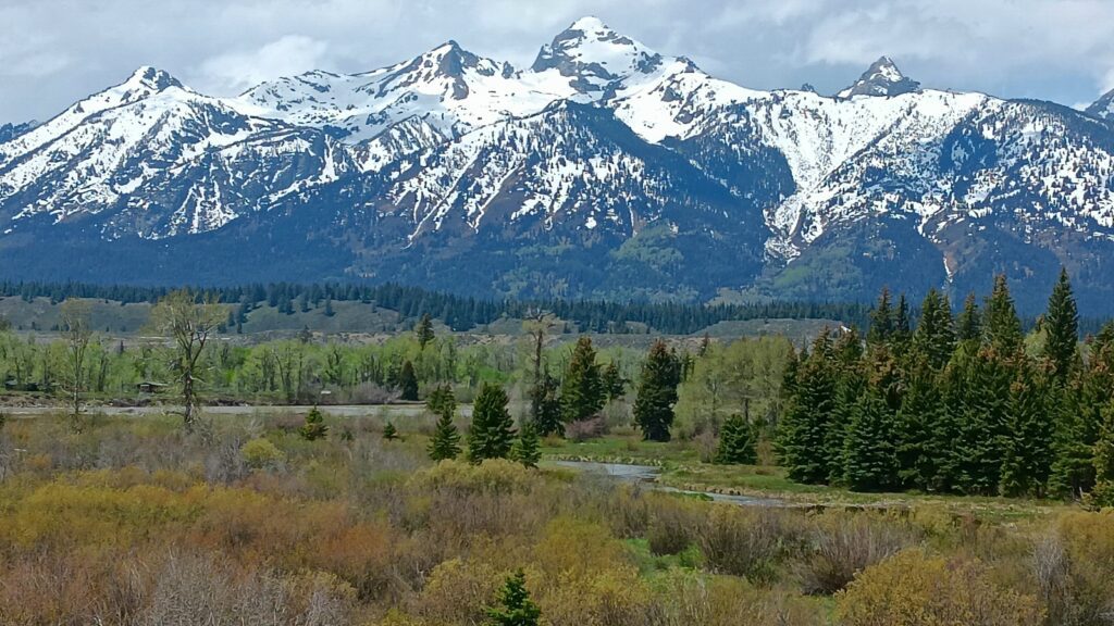 View of the Grand Tetons