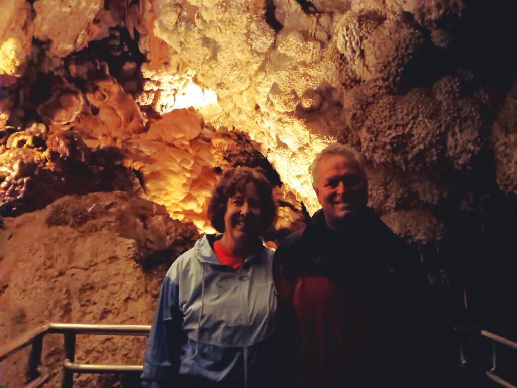 Karen and Steve in Jewel Cave