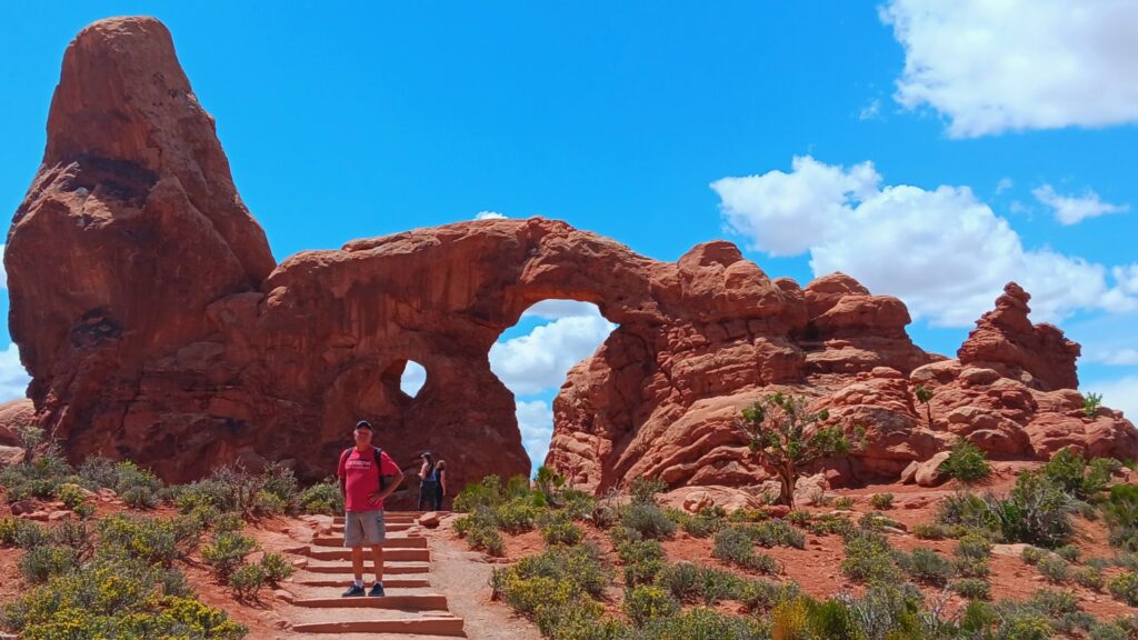 Steve at Turret Arch